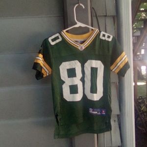 Reebok boys Green Bay packer jersey size s